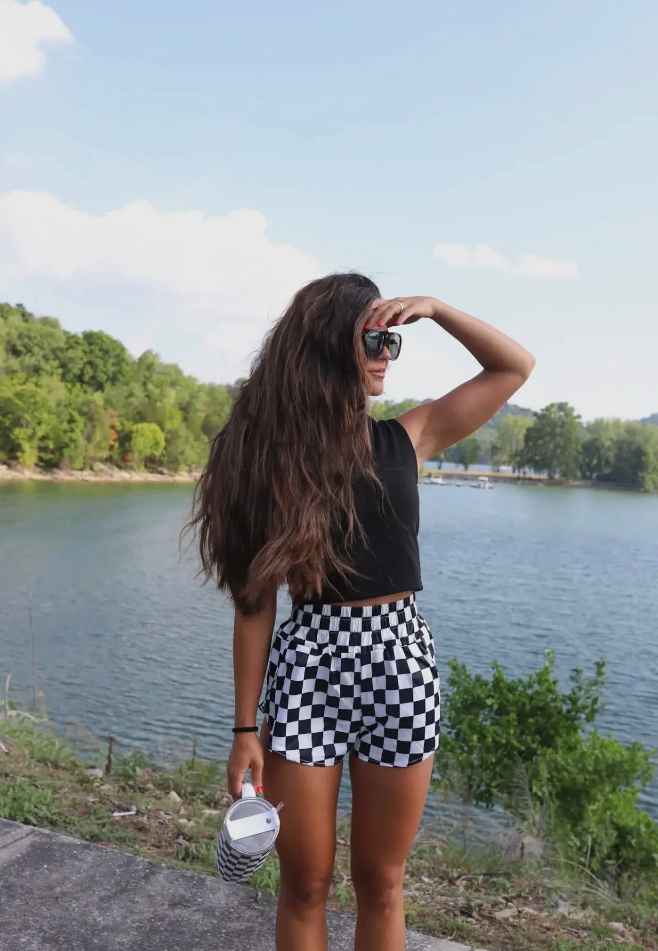 Checkered Shorts