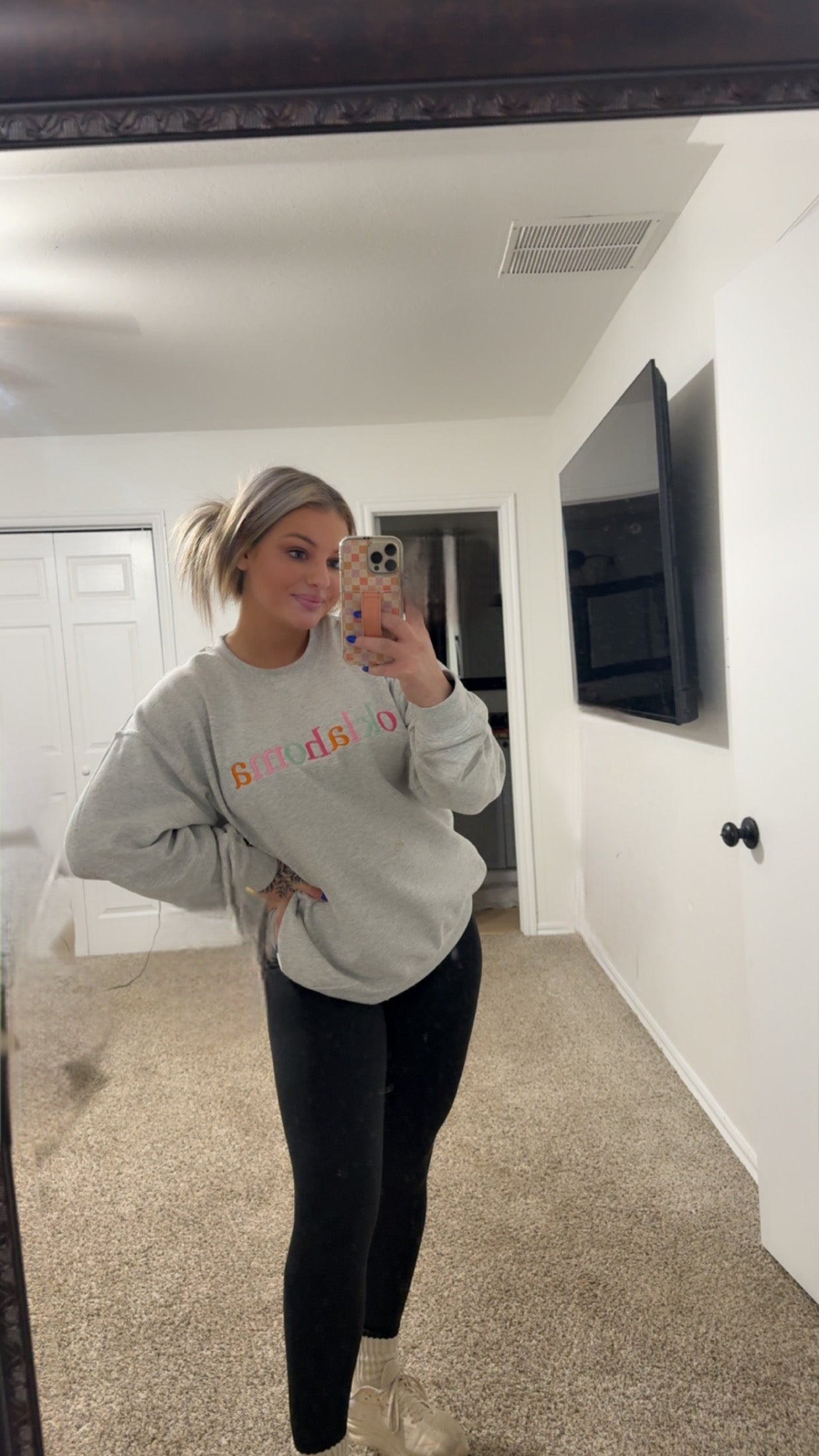 Embroidered Oklahoma Sweatshirt