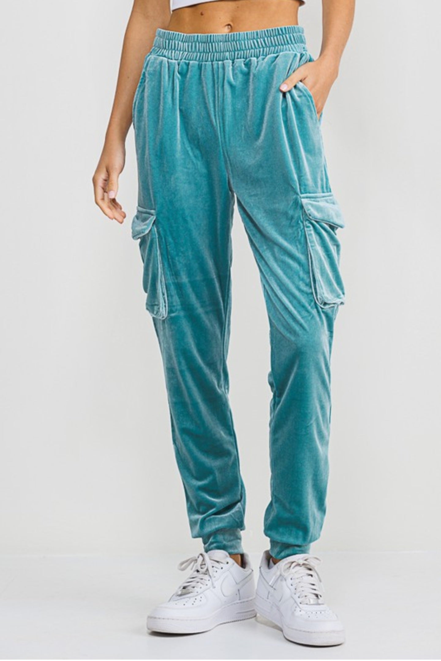 Velvet Joggers (Final Sale)