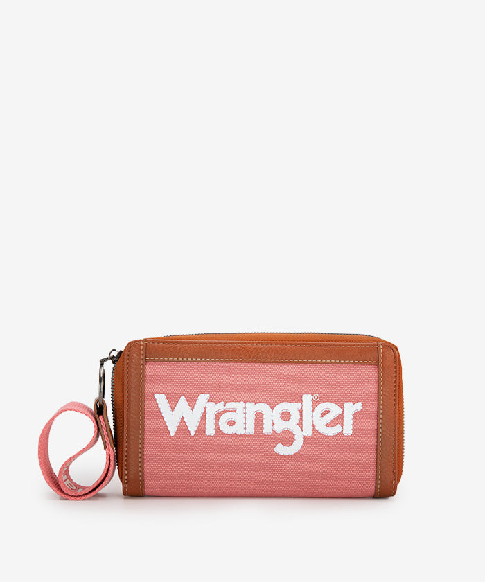 Wrangler Canvas and Leather Wallet