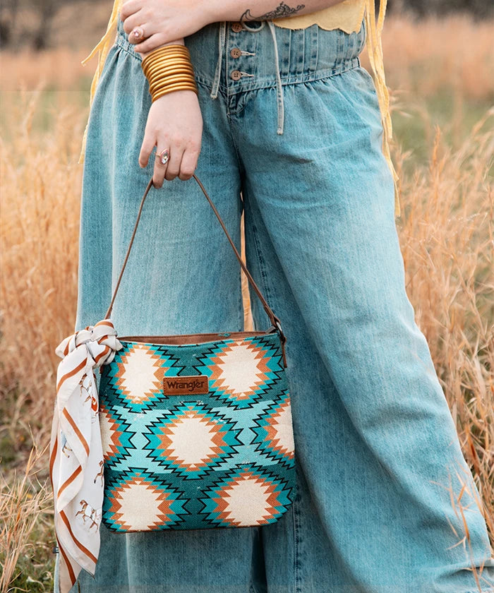 Wrangler Aztec Hobo Bag