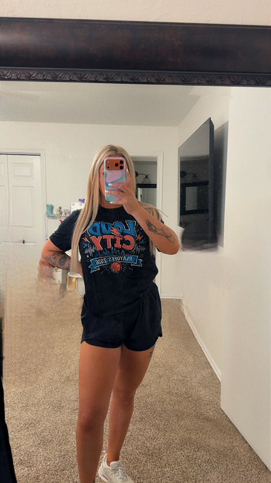 Black Loud City Thunder Tee