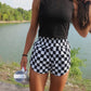 Checkered Shorts