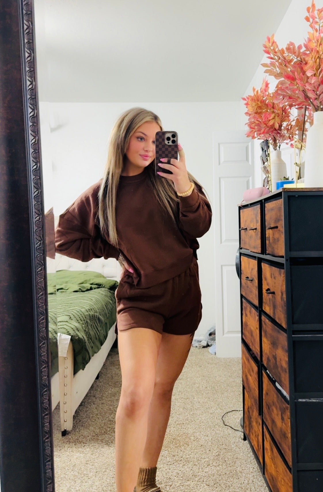 Zenana Brown Lounge Set