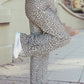 Leopard Drawstring Loose Pants