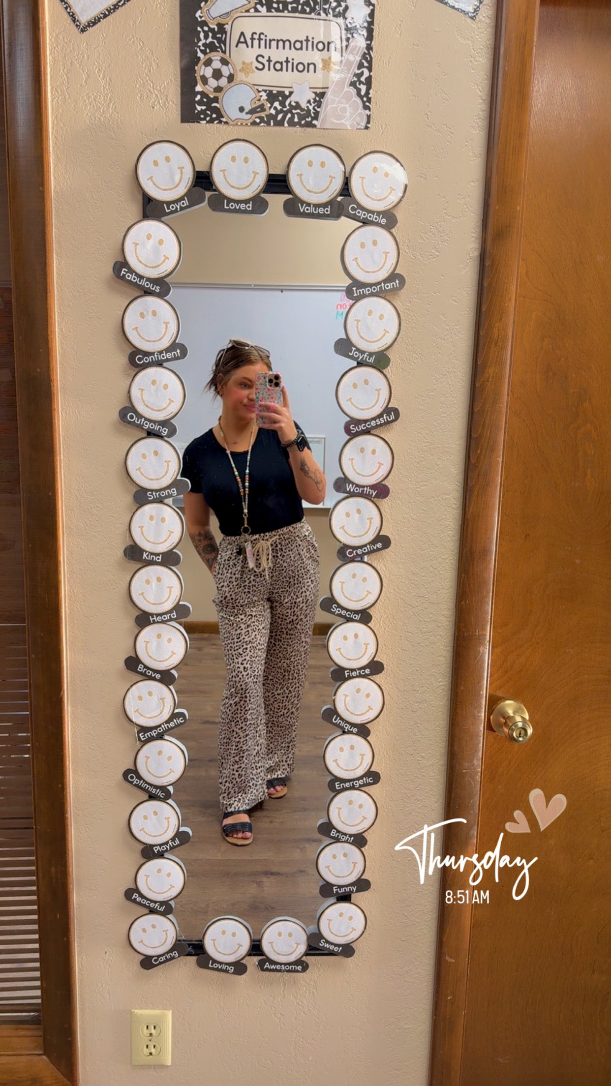 Leopard Drawstring Loose Pants