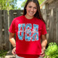 USA Home of the Brave Tee