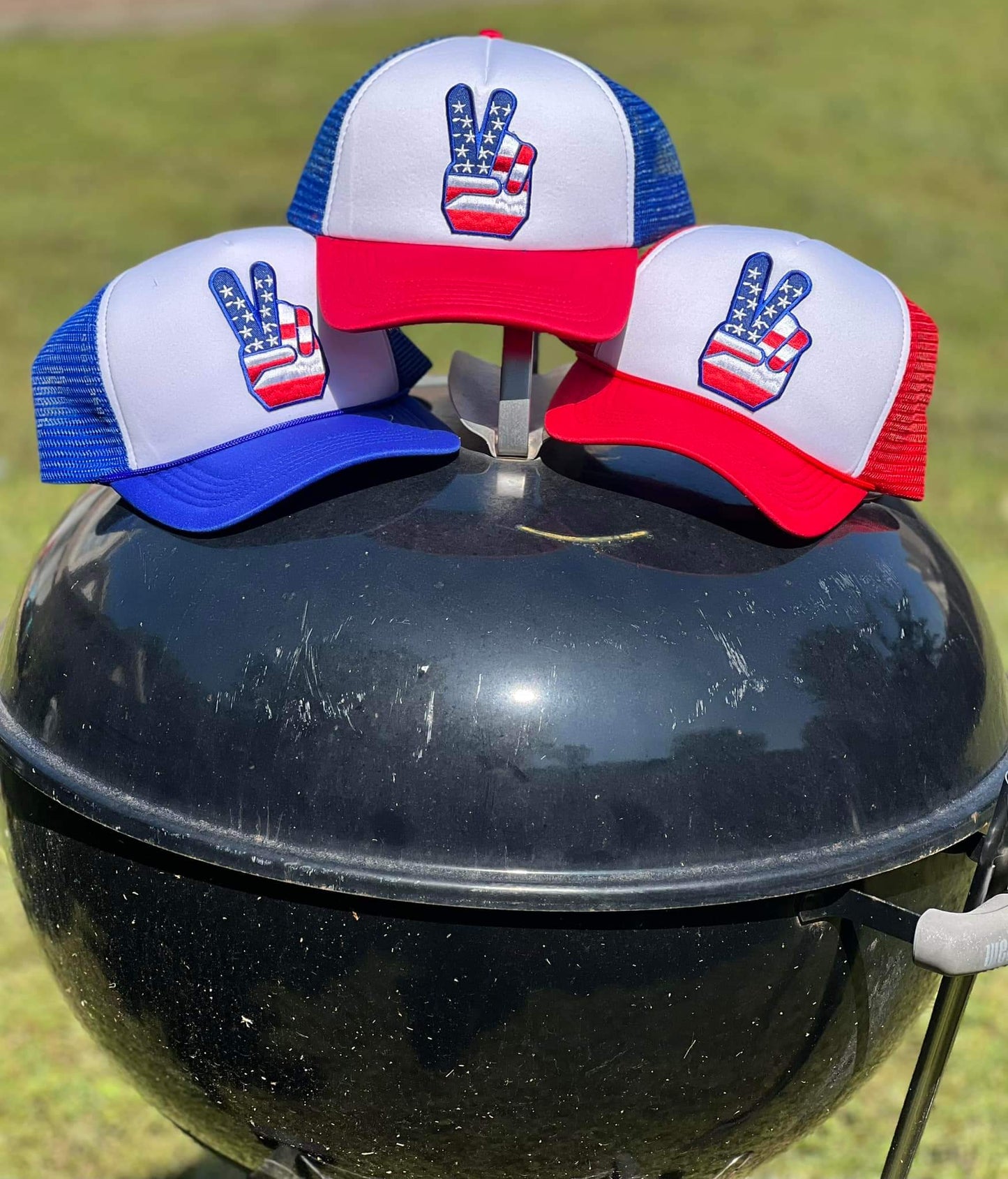 Red White & Blue Trucker Hat