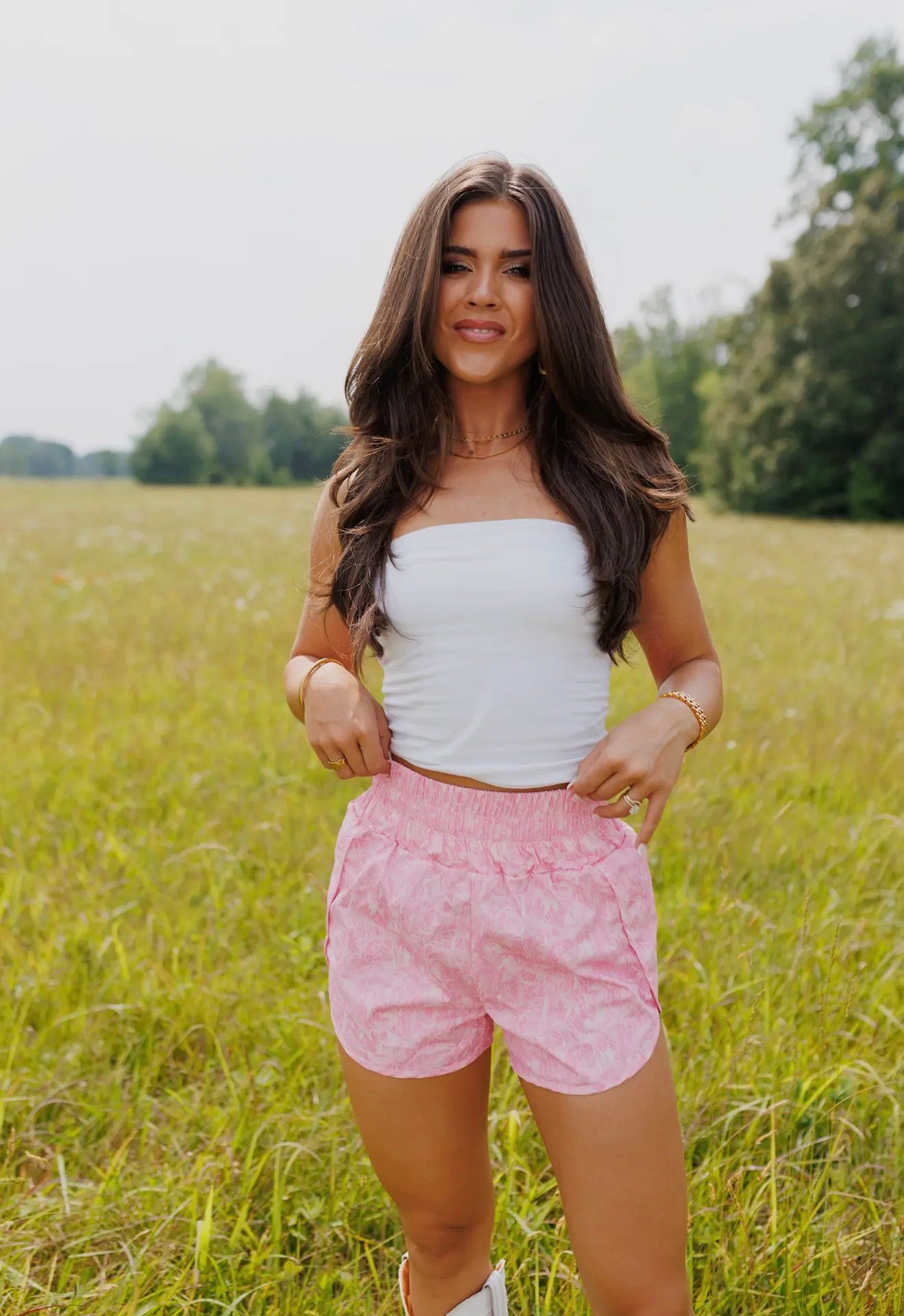 Pink Camo Shorts