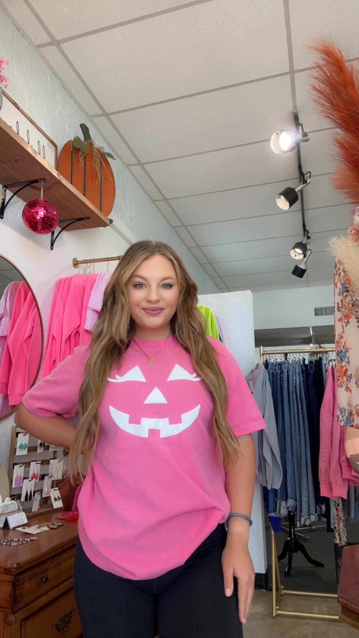 Pink Puff Pumpkin Tee