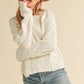 Cream Cable Knit Sweater