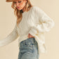 Cream Cable Knit Sweater