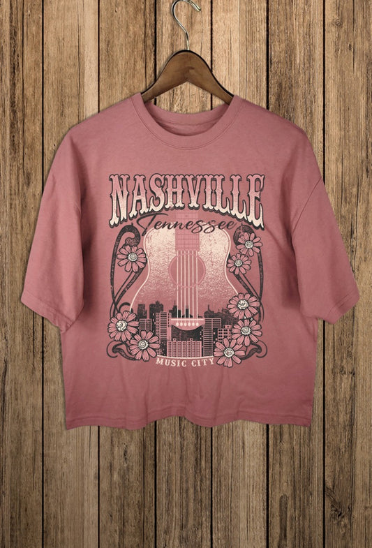 Nashville Crop Tee