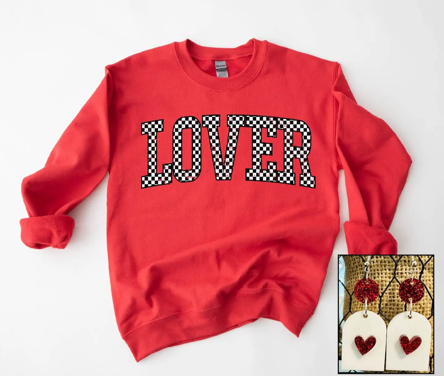 Checkered Lover Sweatshirt
