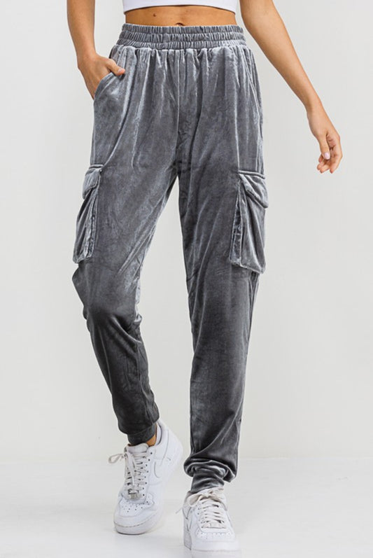 Velvet Joggers (Final Sale)