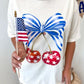 4th Cherry Bow Tee