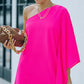 Neon Pink One Shoulder Dress (Final Sale)