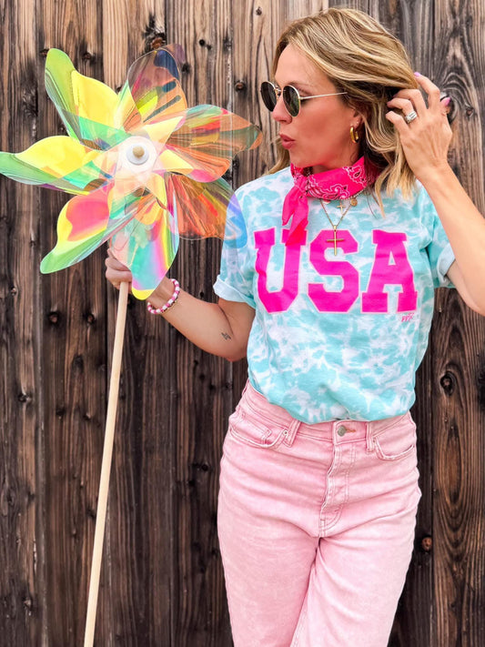Tie Dye USA Tee