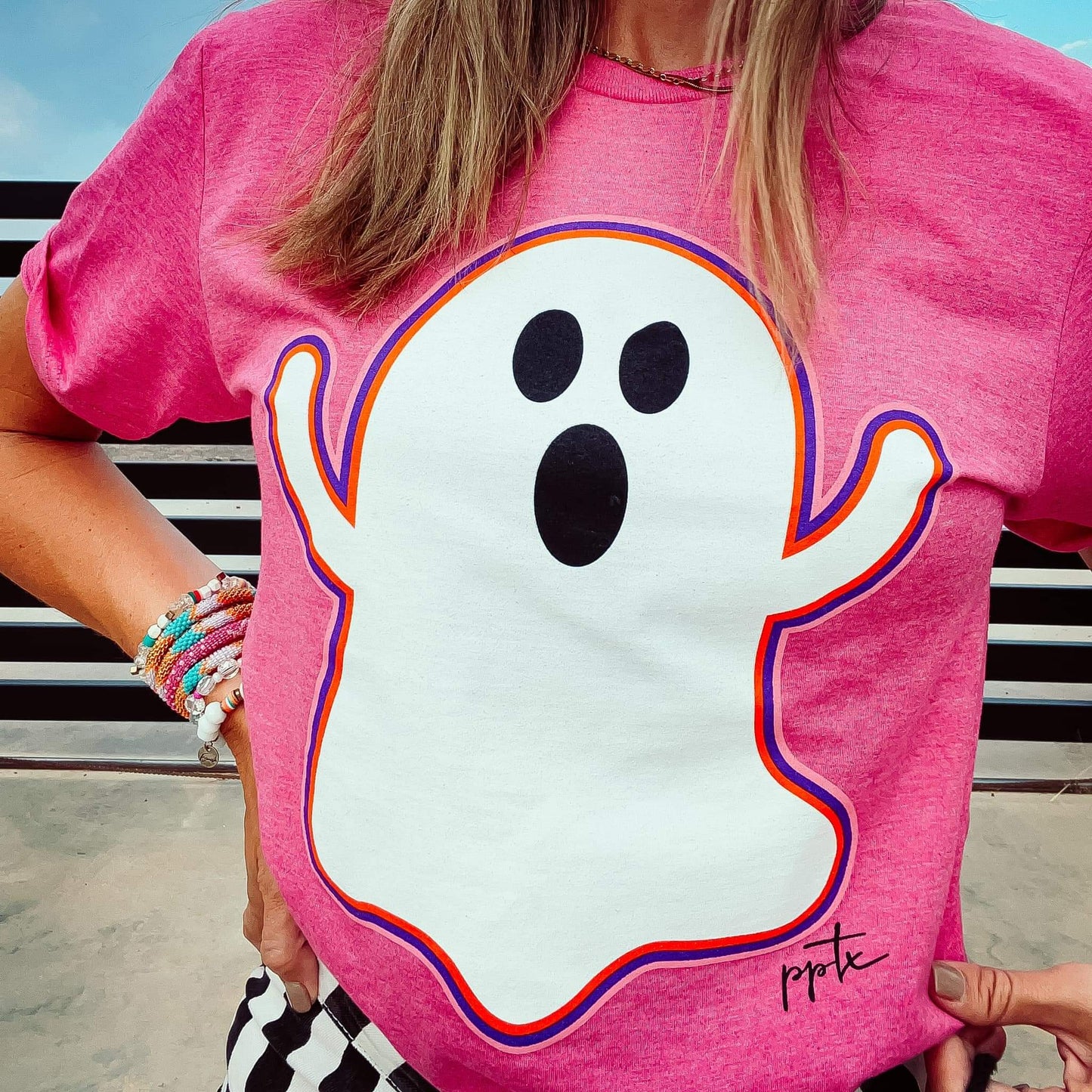 Pink Ghost tee