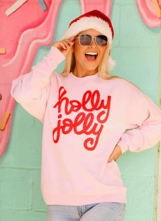Holly Jolly Puff Sweatshirt