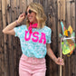 Tie Dye USA Tee