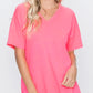 Pink V Neck Top