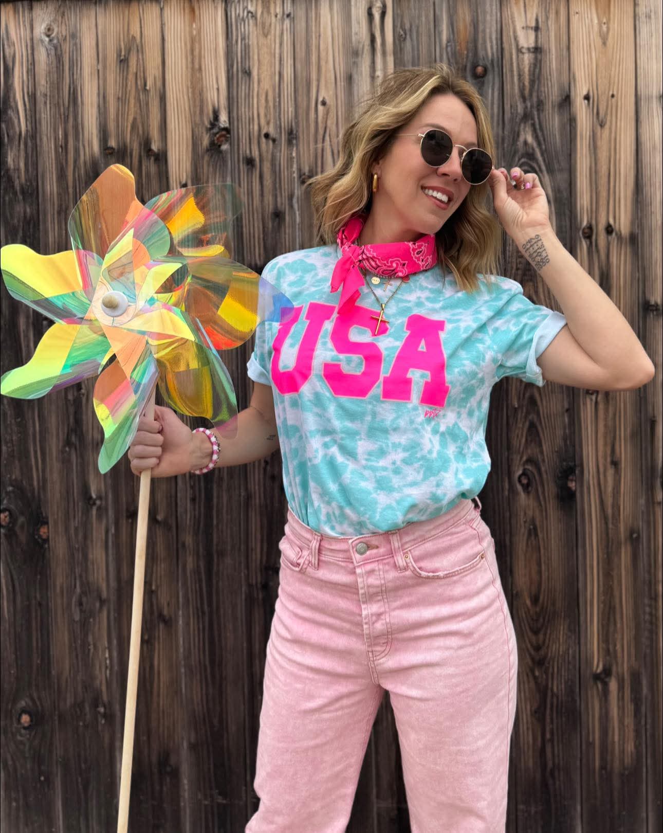 Tie Dye USA Tee