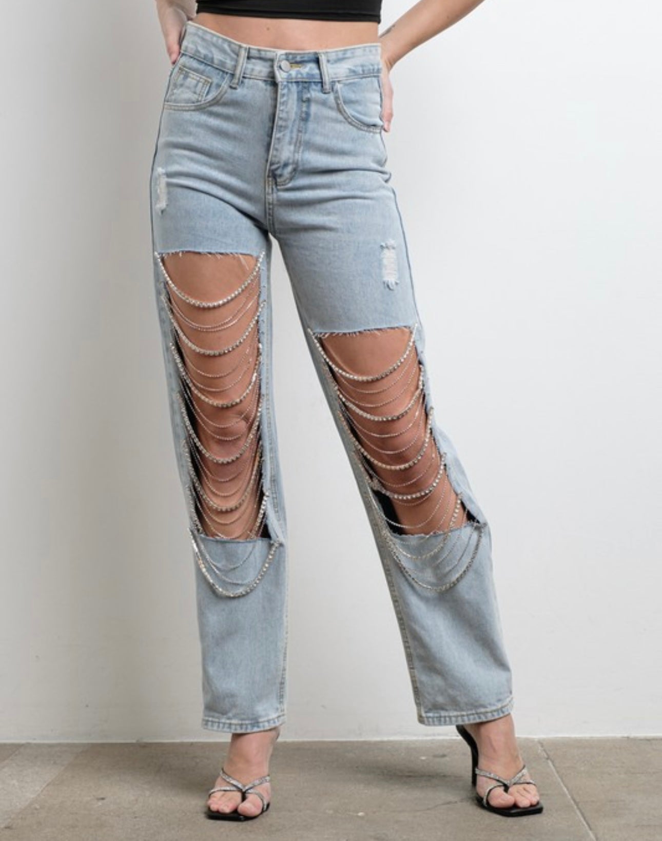 Rhinestone Jeans – The Broken Levee Boutique